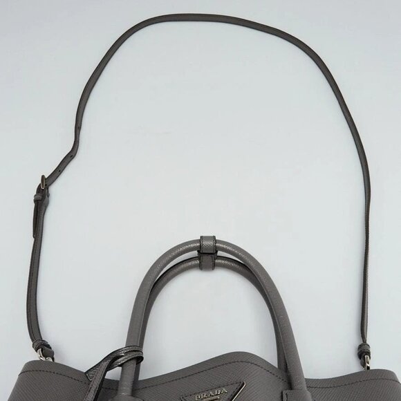 Prada Marmo Saffiano Lux Leather Double Handle Small Tote Bag - Picture 4 of 12